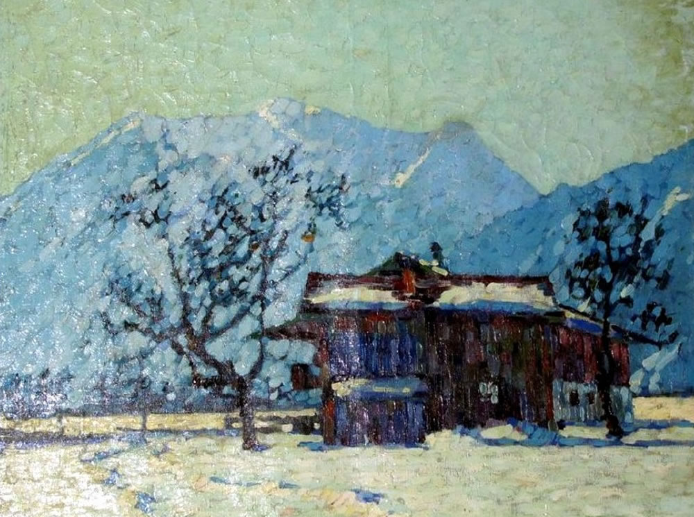Albert Hamburger, Winter, Private Collection, Pittsburgh